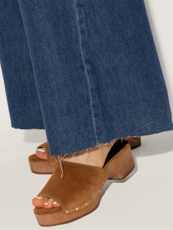 rag & bone Shoes - Rag & Bone Mara Suede Open Toe Platform Clogs / Sandals, size 9 - never worn